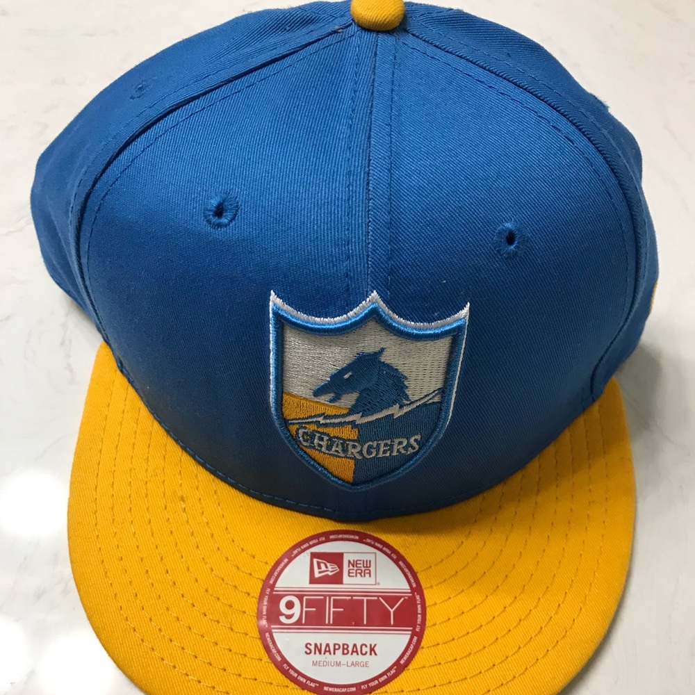 Los Angeles chargers fitted cap | blue and yellow